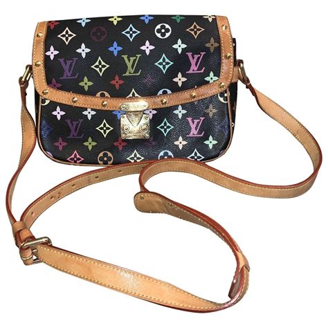 Sologne leather crossbody bag Louis Vuitton Multicolour in 